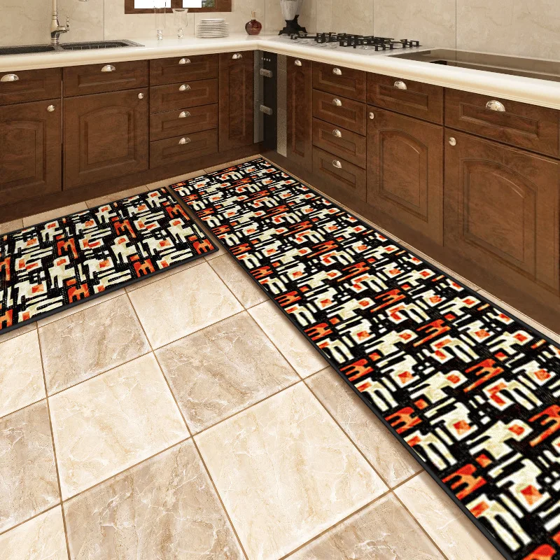 Long Kitchen Mat Bath Carpet Floor Mat Home Entrance Doormat Absorbent Bedroom Living Room Floor