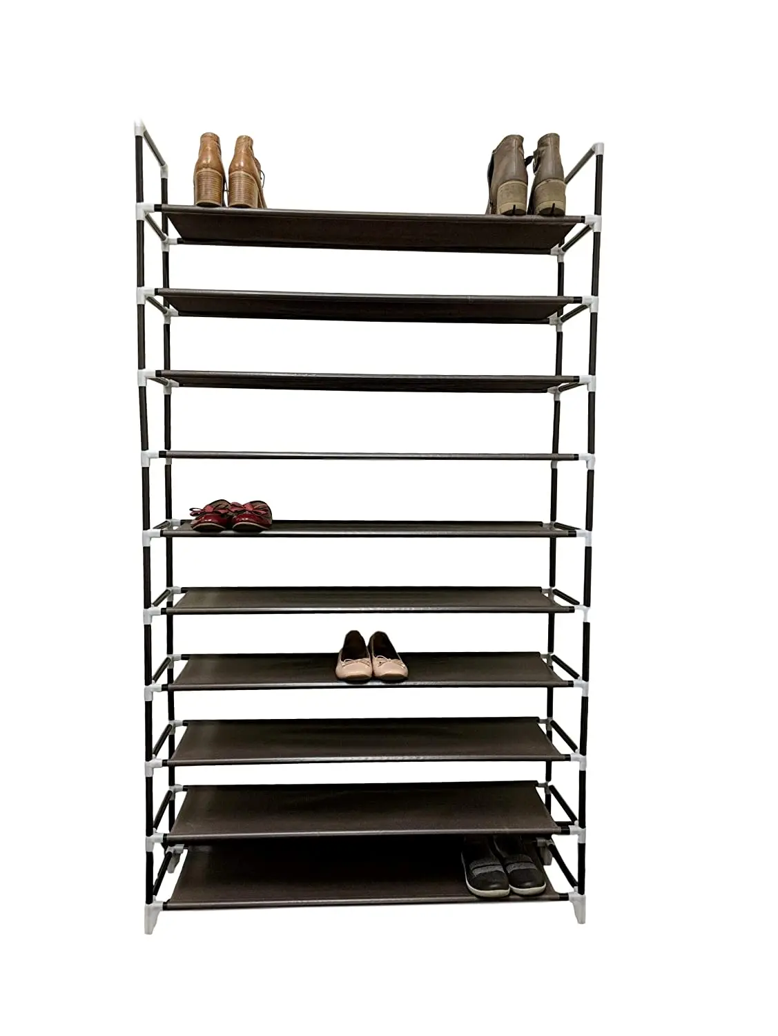 shoe tiers on 10 Tiers Shoe Rack Non Woven Fabric Shoe Tower Organizer Shoe Cabinet Entryway Closet Stackable Shelves Super Space Saving Buy Shoe Rack Shoe Storage Cabinet Diy Shoe Rack Closet Shoe Rack Product On Alibaba Com