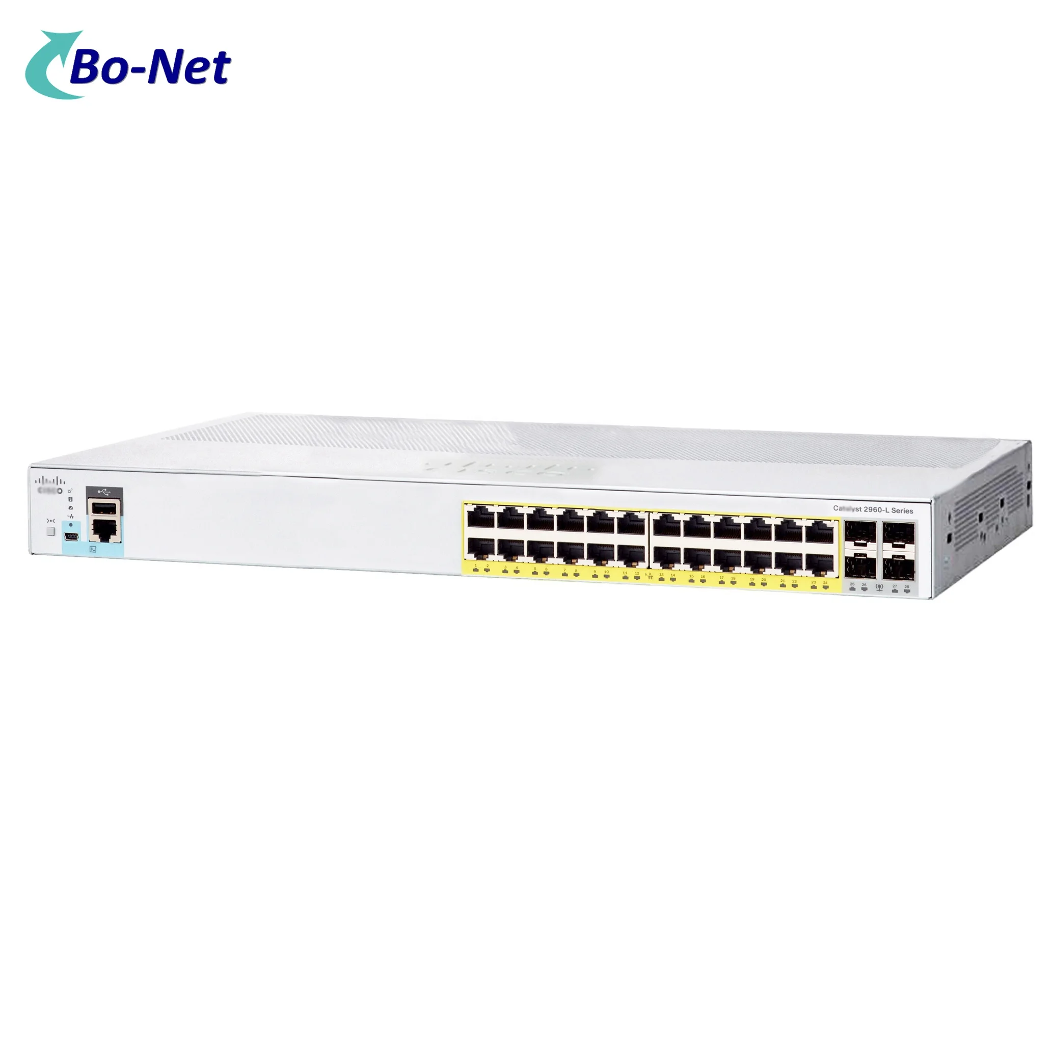 CISCO network switches WS-C2960L-24PQ-LL  24 port PoE Gigabit  Ethernet 4 x 10G SFP+ switch