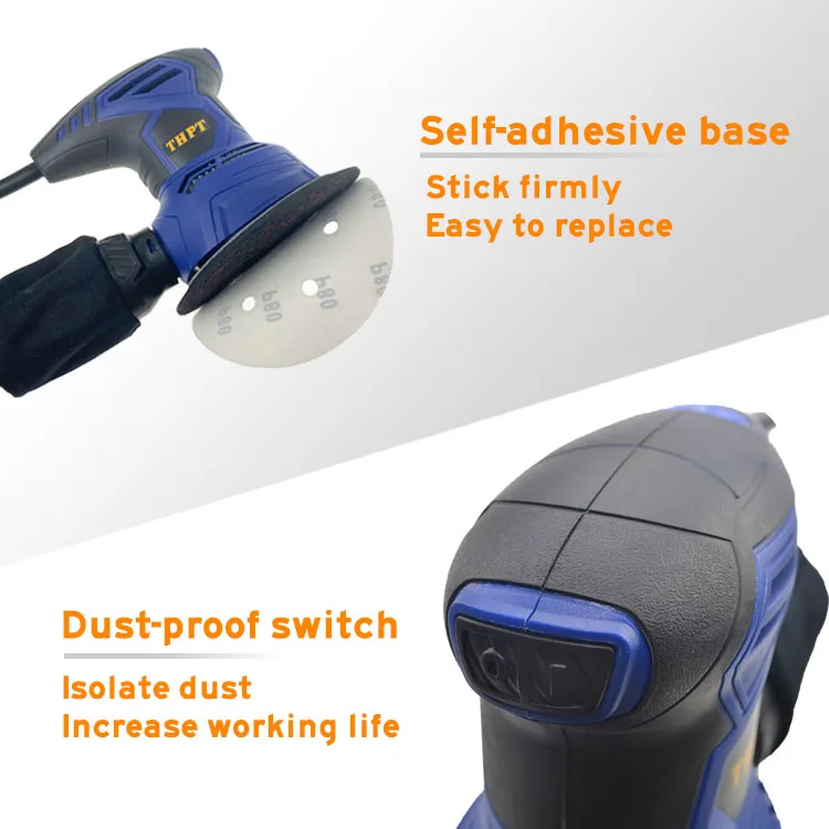 Wholesale 240w Electric Mini Random Orbital Power Wood Sander 125mm