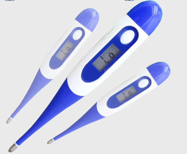 Thermometer Digital Electronic Waterproof Clinical Thermometer Soft Tip Oral Thermometer for Baby Infant Children