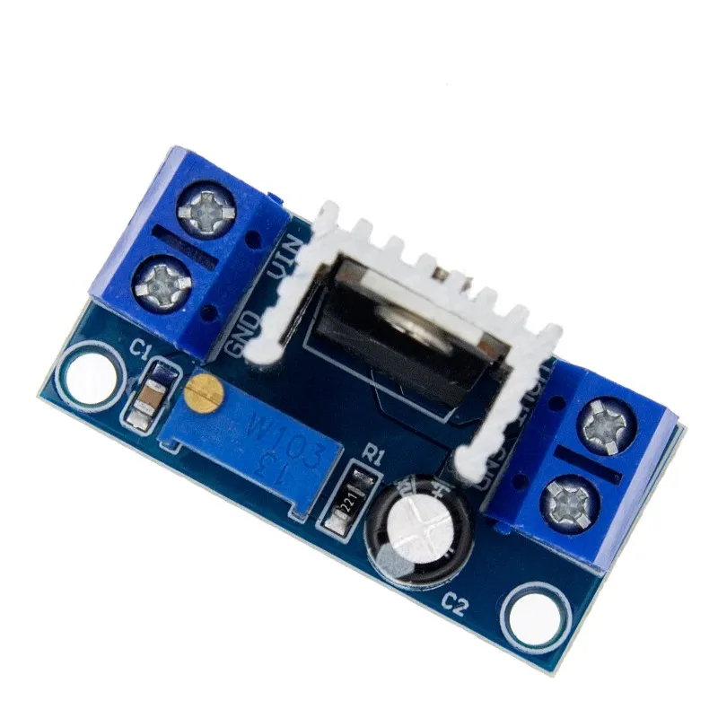 Lm317 Adjustable Voltage Regulator Power Supply Board Dc-dc Buck Module ...