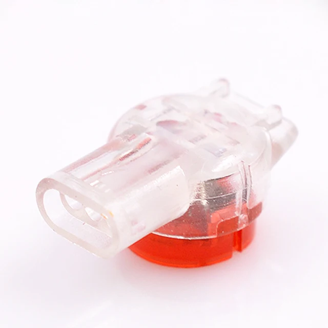 Ur Wire Connectors Ur Idc Buttsplice 1926 Awg Waterproof Red Clear