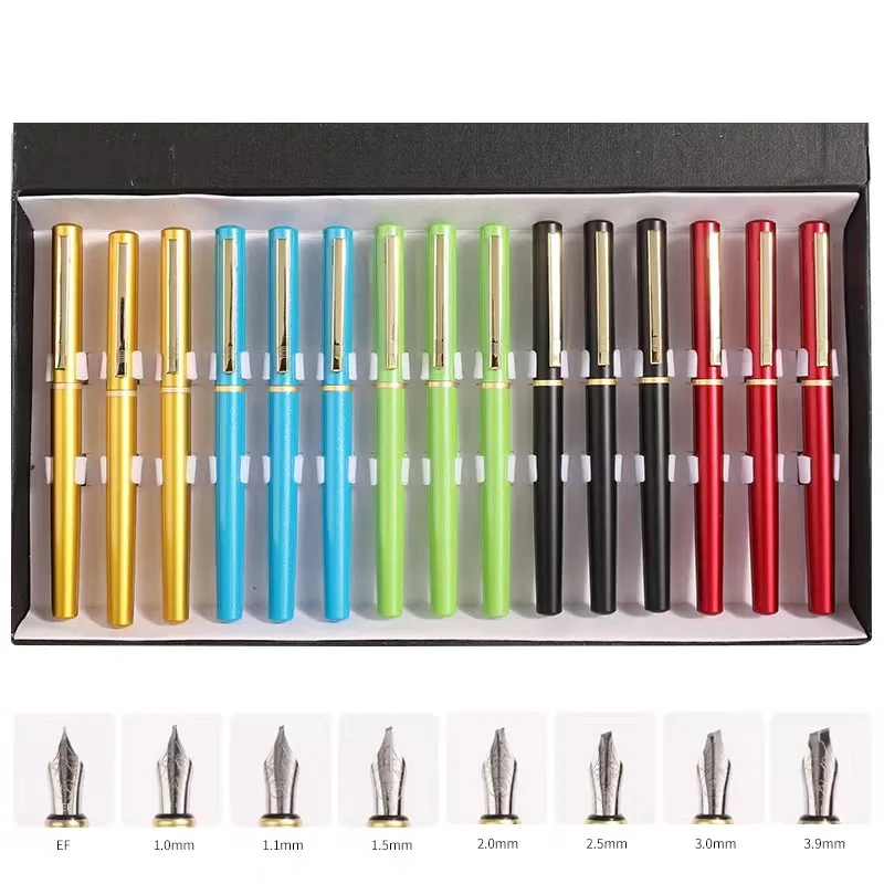 Flat Tip Pen Calligraphy Parallel Pen Fountain Pen Caligraphy - Foto 3