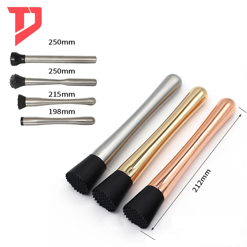 Custom Barware Metal Rose Gold Stainless Steel Bar Tool Cocktail