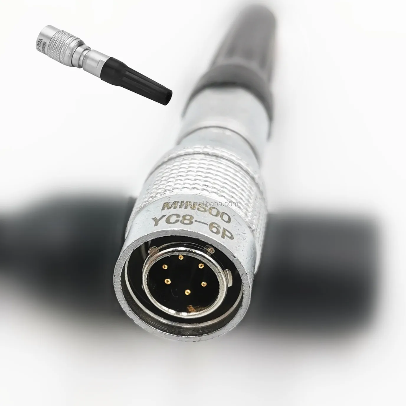 risenke ac27 7 针航空插头军事质量军队使用 ptt 声波管耳机耳机