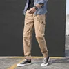 joggers multi-pocket solid color camo printed camouflage printing causal cargo long Safari jogger pants trousers for men boys