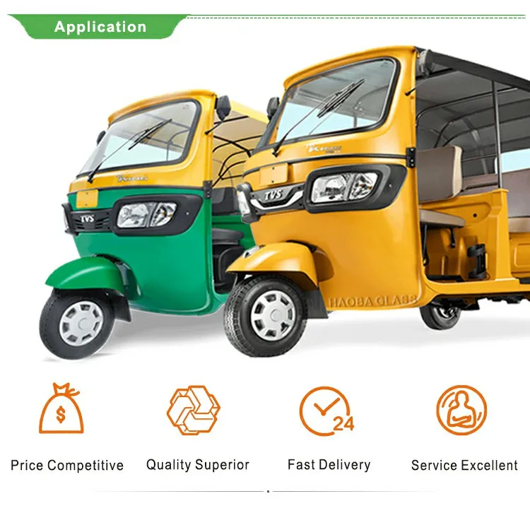 India Tvs King Bajaj Spare Parts Auto Rickshaw Windshield Glass Price