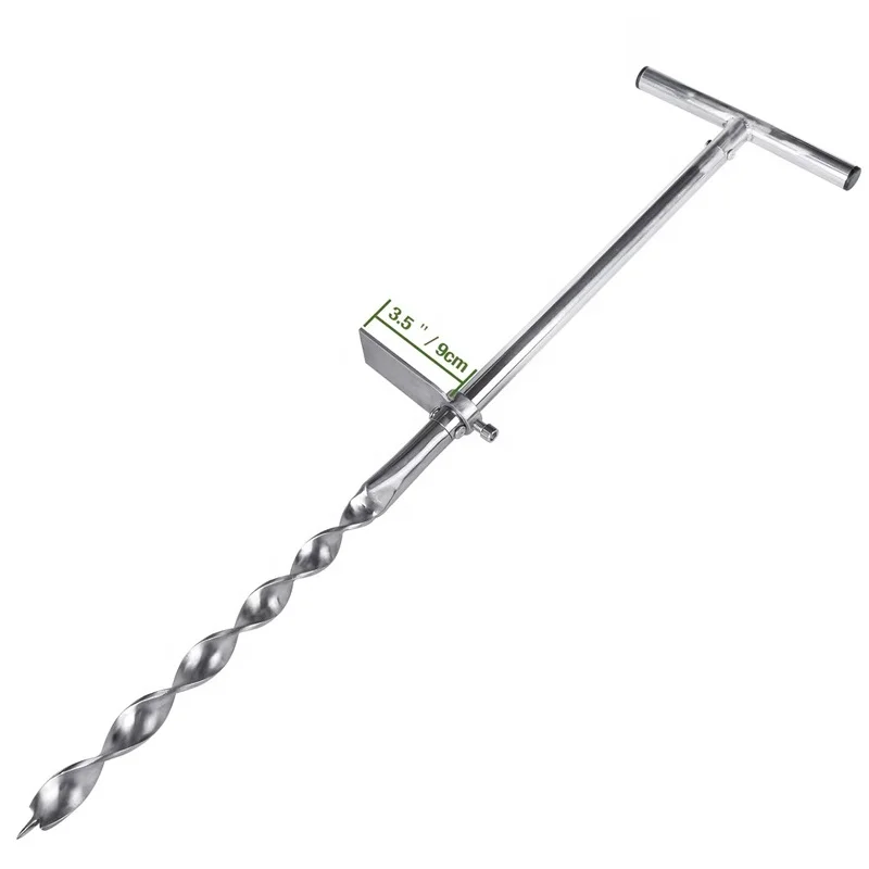 Hand Auger Soil Sampler Auger Soil Sampler Probe with with Foot Pedal ...