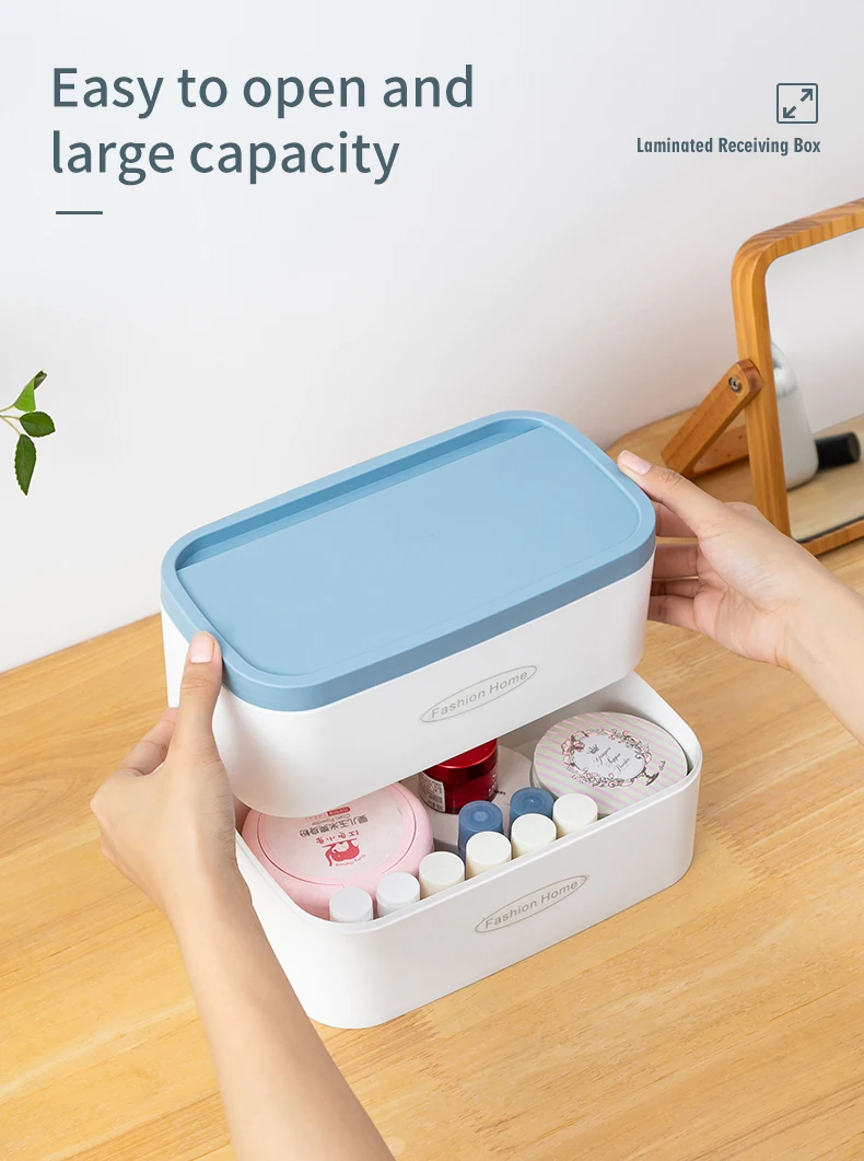 Multi-functional Stackable Desktop Small Plastic Storage Boxes & Bins ...