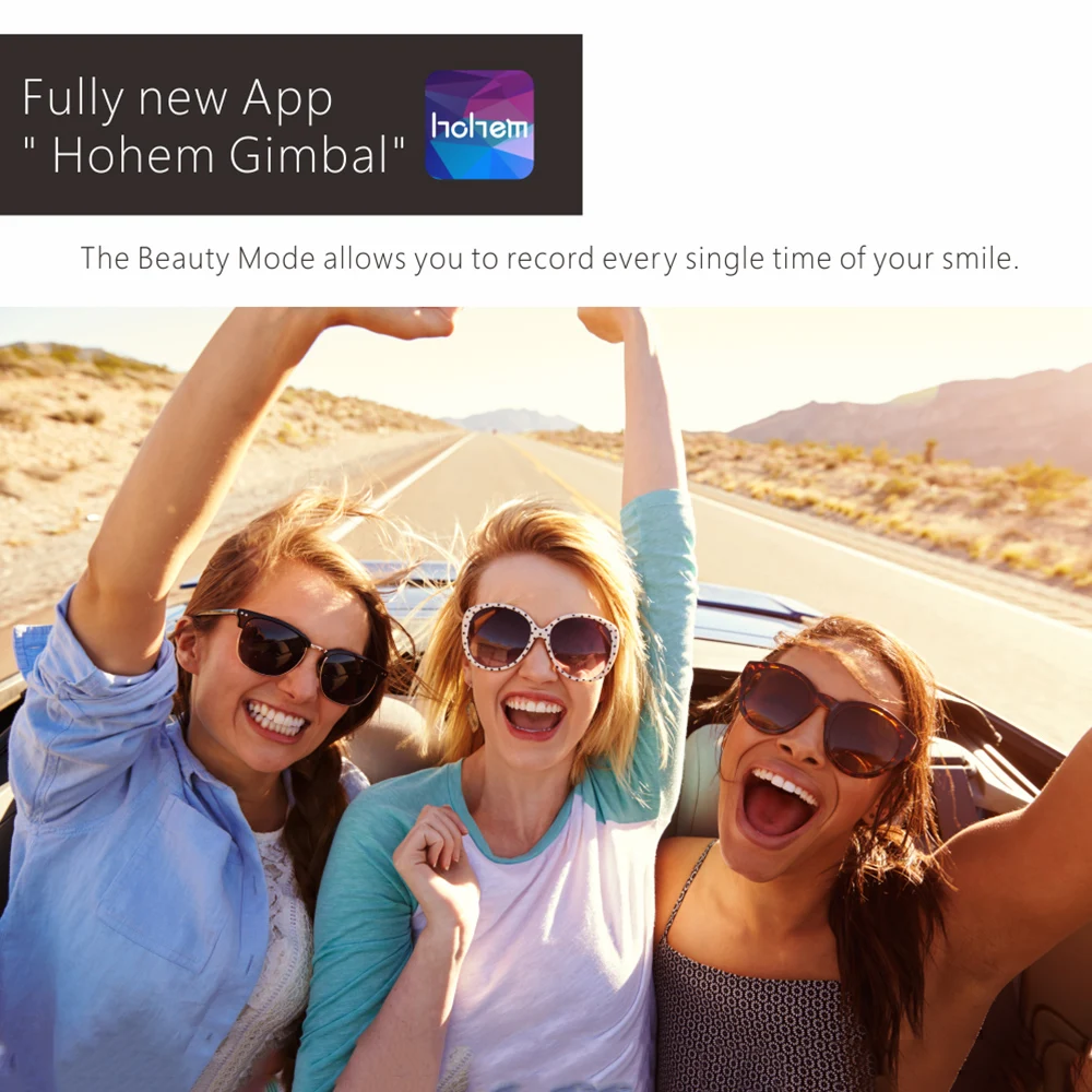 Hohem Isteady Mobile Plus 3-Axis Gimbal Stabilizer for iPhone Smartphone Vlog Youtuber Live Video Record with Sport Inception