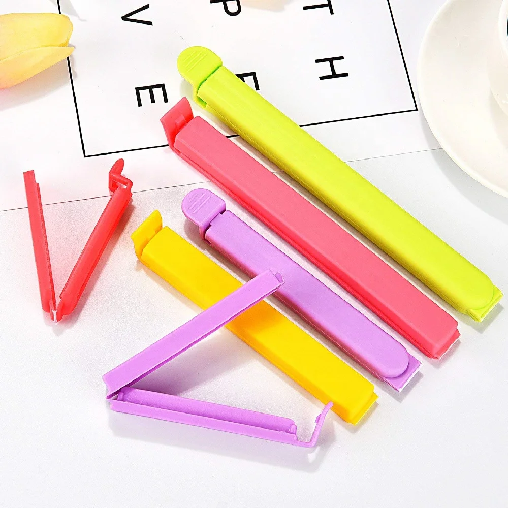 
Eco-friendly Logo Customized Plastic Sealing Bag Clips 