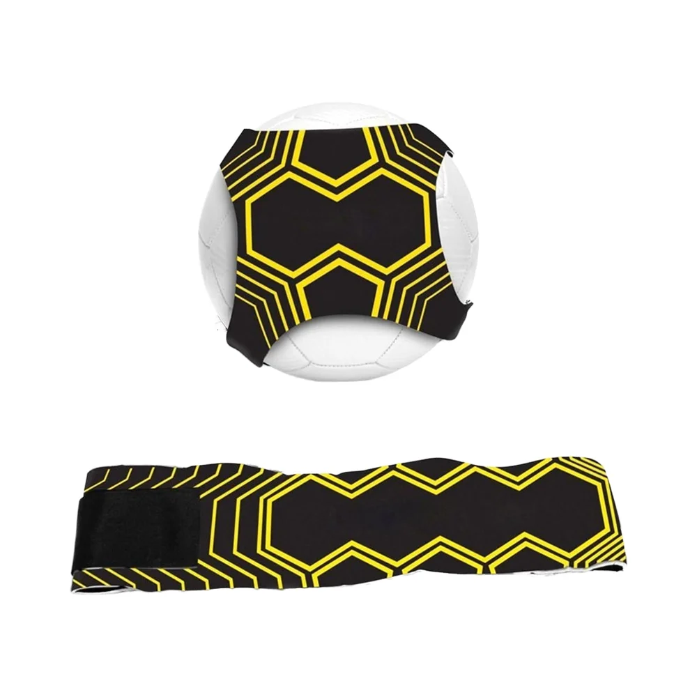 product customized logo football training assist equipment portable adjustable belt soccer trainer for string kick solo soccer practice-1