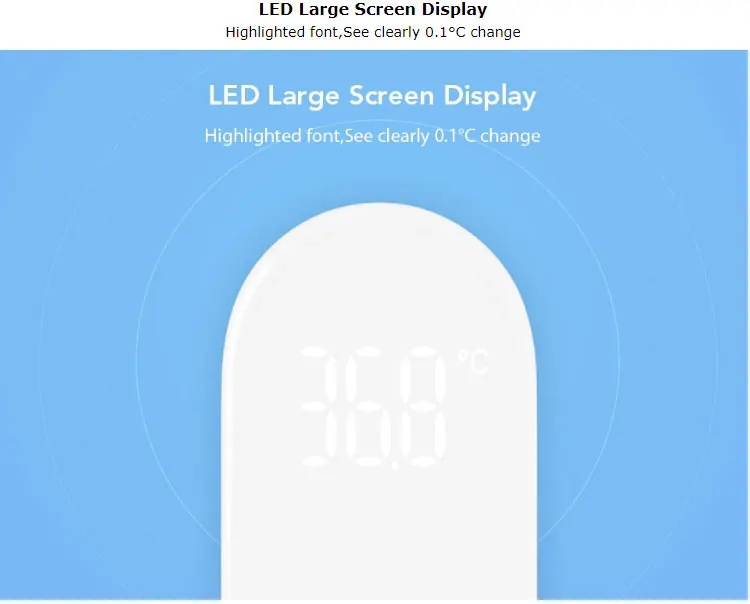 Original Xiaomi Mijia iHealth Infrared thermometer - KingCare | KingCare.net