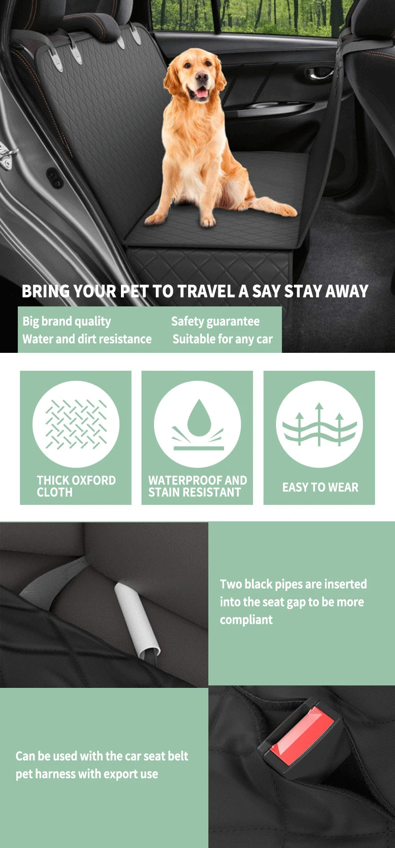 Dog Car Cool Place Waterproof Dog Car Seat Cover,Pet Car Seat Cover,Pet Dog  Hammock - Buy Dog Car Seat,Dog Car Seat Cover,Pet Dog Hammock Product on  