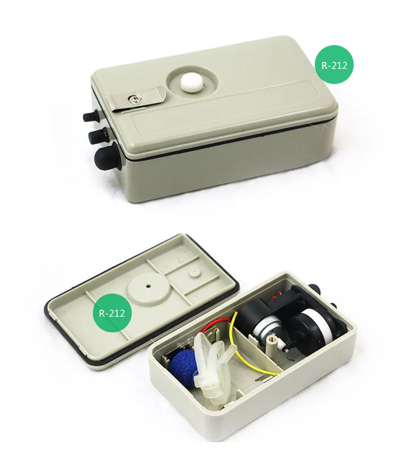 Ultra Silent Aquarium Air Pump Air Compressor Battery Operated Oxygen