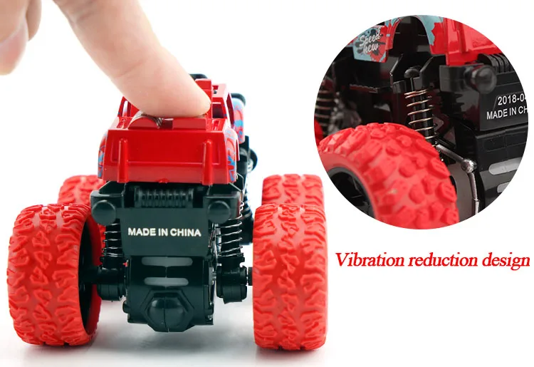 Customizable New Mini Inertial Off-Road Vehicle Plastic Friction 4WD Car Toy for Kids