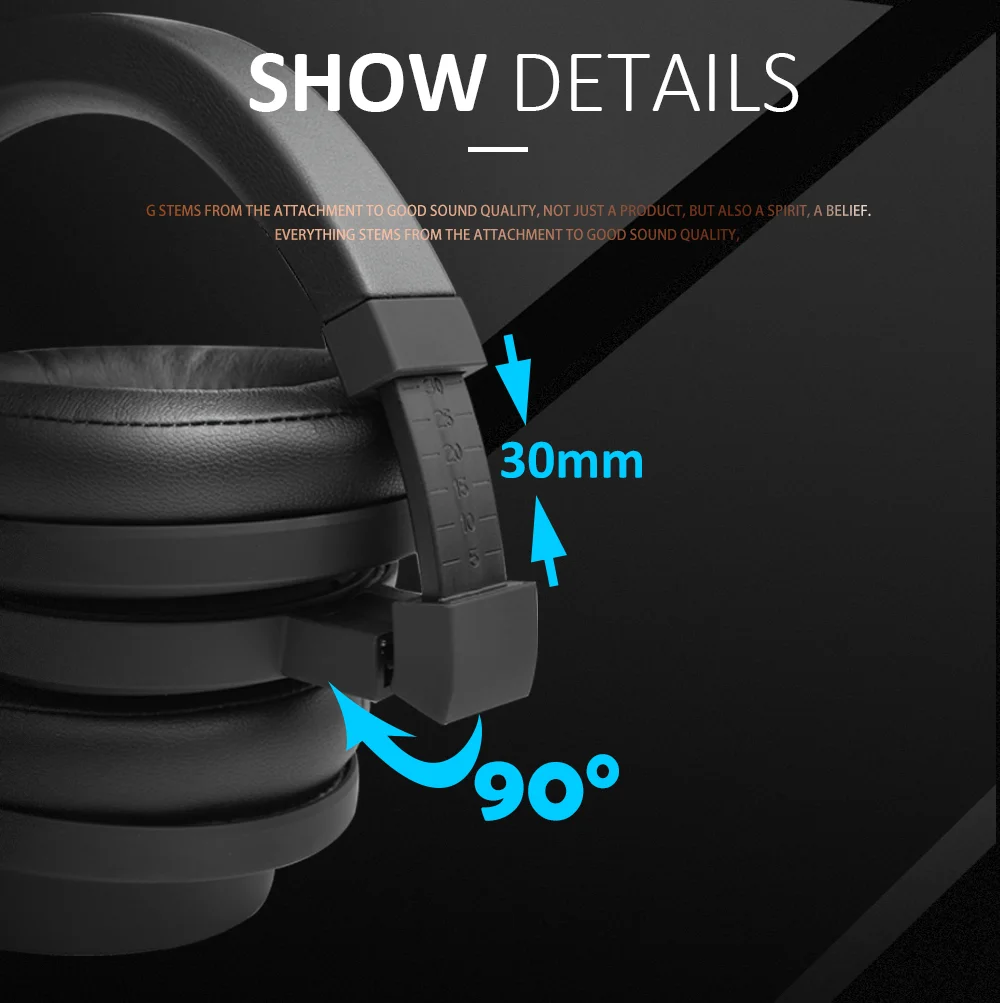 Noise Cancelling High Quality Sleeping DJ Wireless Music Bluetooth Wireless Headphones - ANKUX.COM