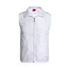 Fashion unisex winter white uniforms work clothes waistcoat with pockets