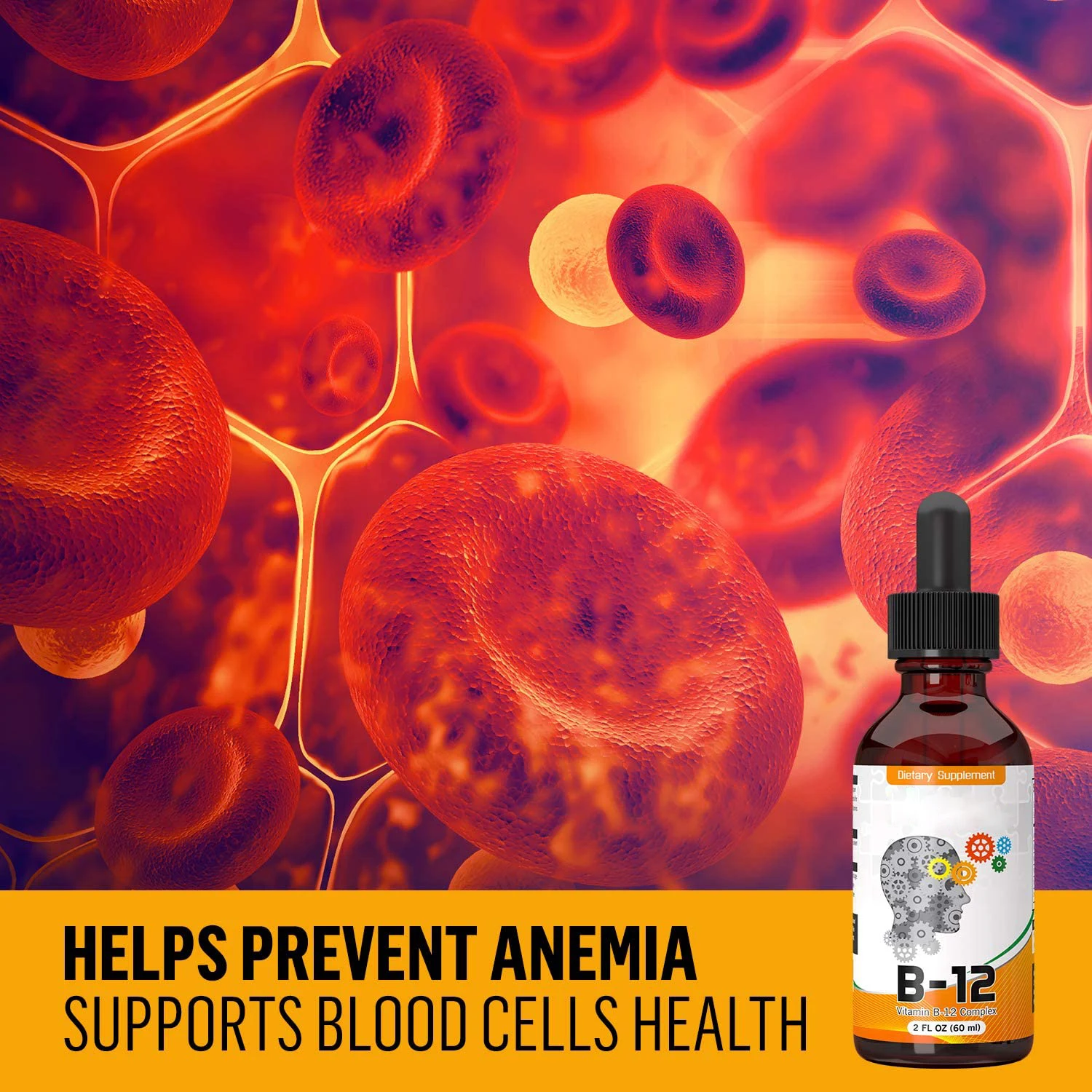 Vitamin B Complex Liquid Drops With Fast Absorption Super B Liquid