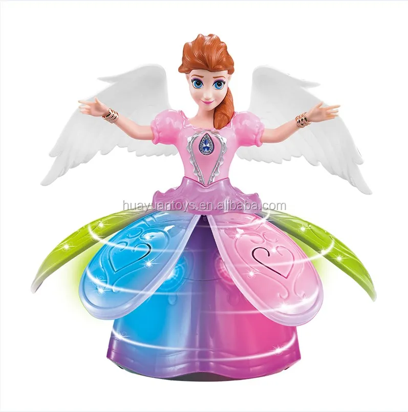 Musical Dancing Doll Toy Battery Operated Dancing Princess With Music And Light For Girl Gift