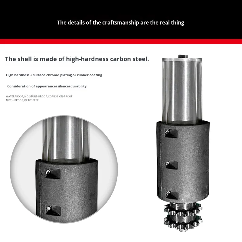 HD Double Row Roller Sprocket Idler Gear Automatic Power Roller with Sheath and Polyurethane Coating Non-Power manufacture