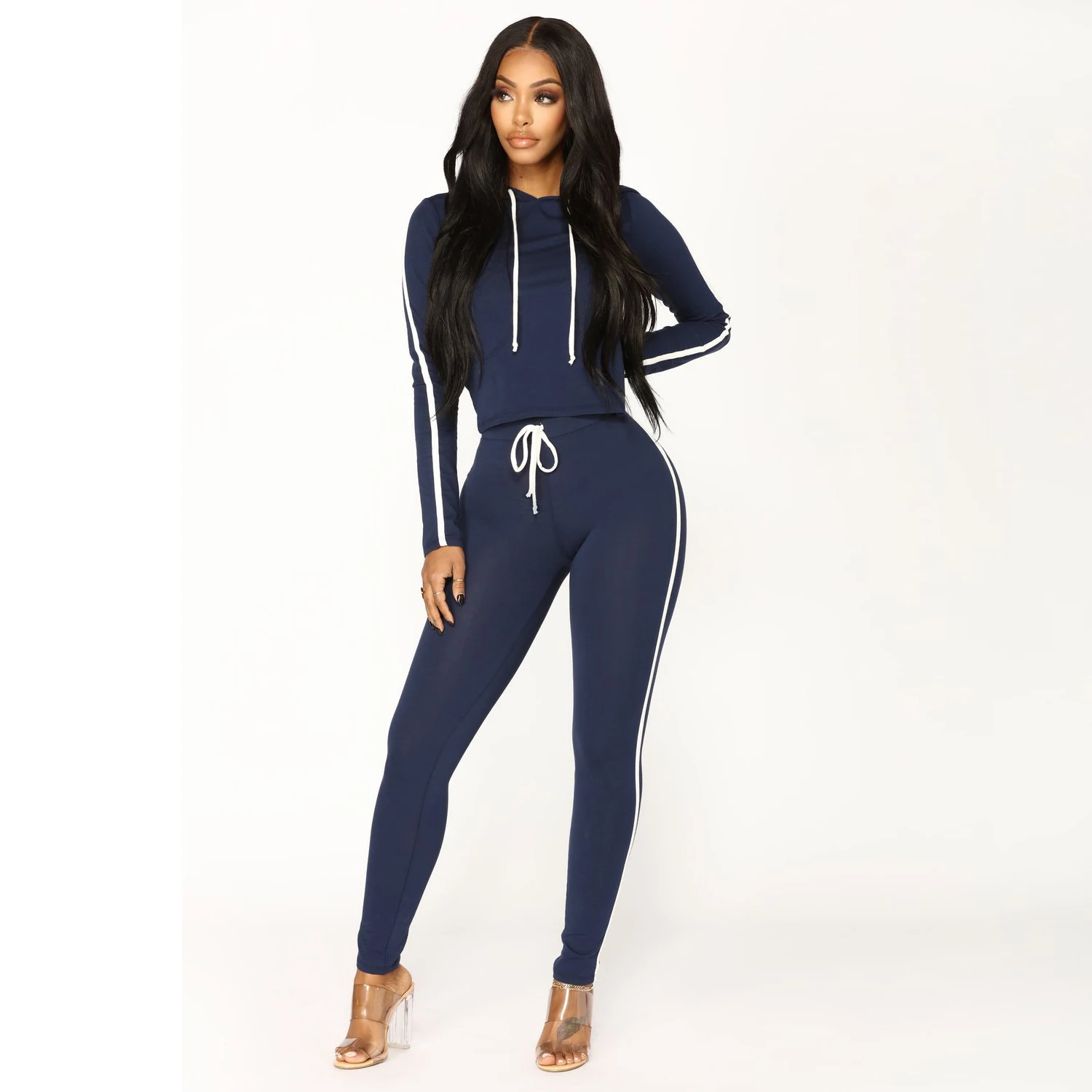 New Custom Fashion Fitness Women Sets Tracksuits For Sports Tracksuit ...