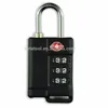 3 Dials resettable key code padlock