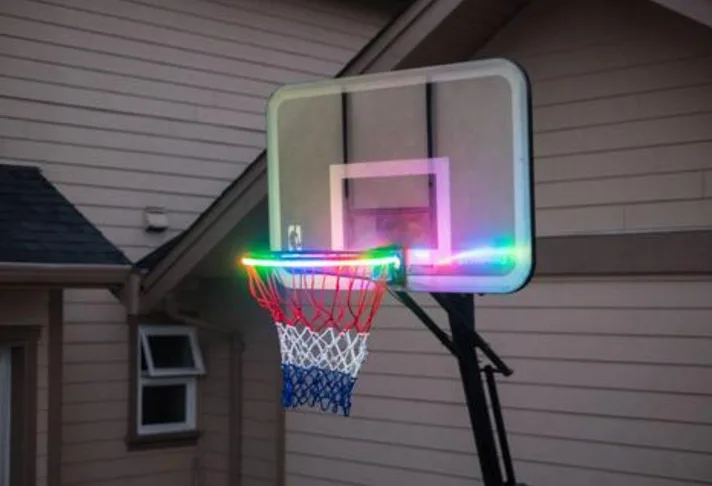 Outdoor induction basketball hoop light led goal strip light