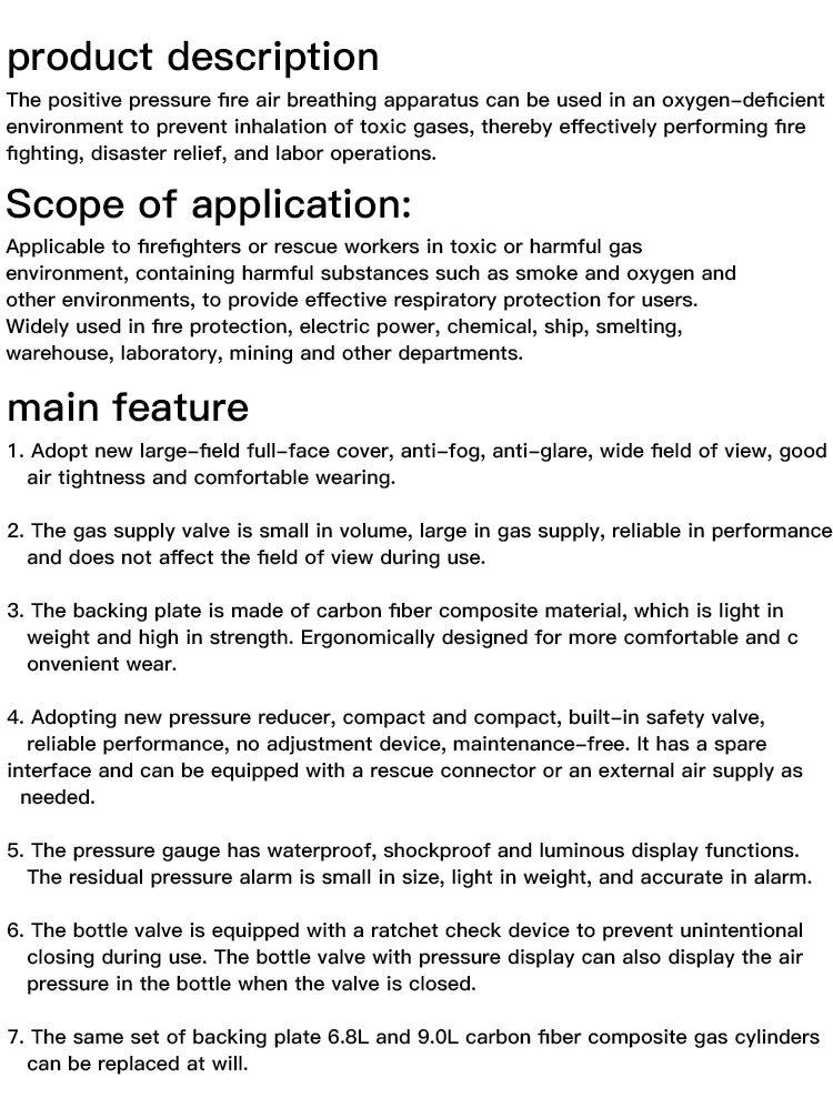 60 Minutes Using Air Breathing Apparatus/SCBA