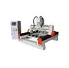 2 4 6 8 heads ATC 3D Wood Multi Head 4 Axis CNC Router Machine