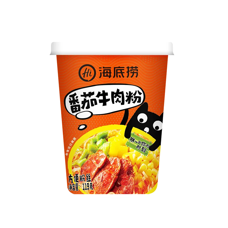 
Chinese factory brand sweet potato vermicelli Haidilao instant noodles 