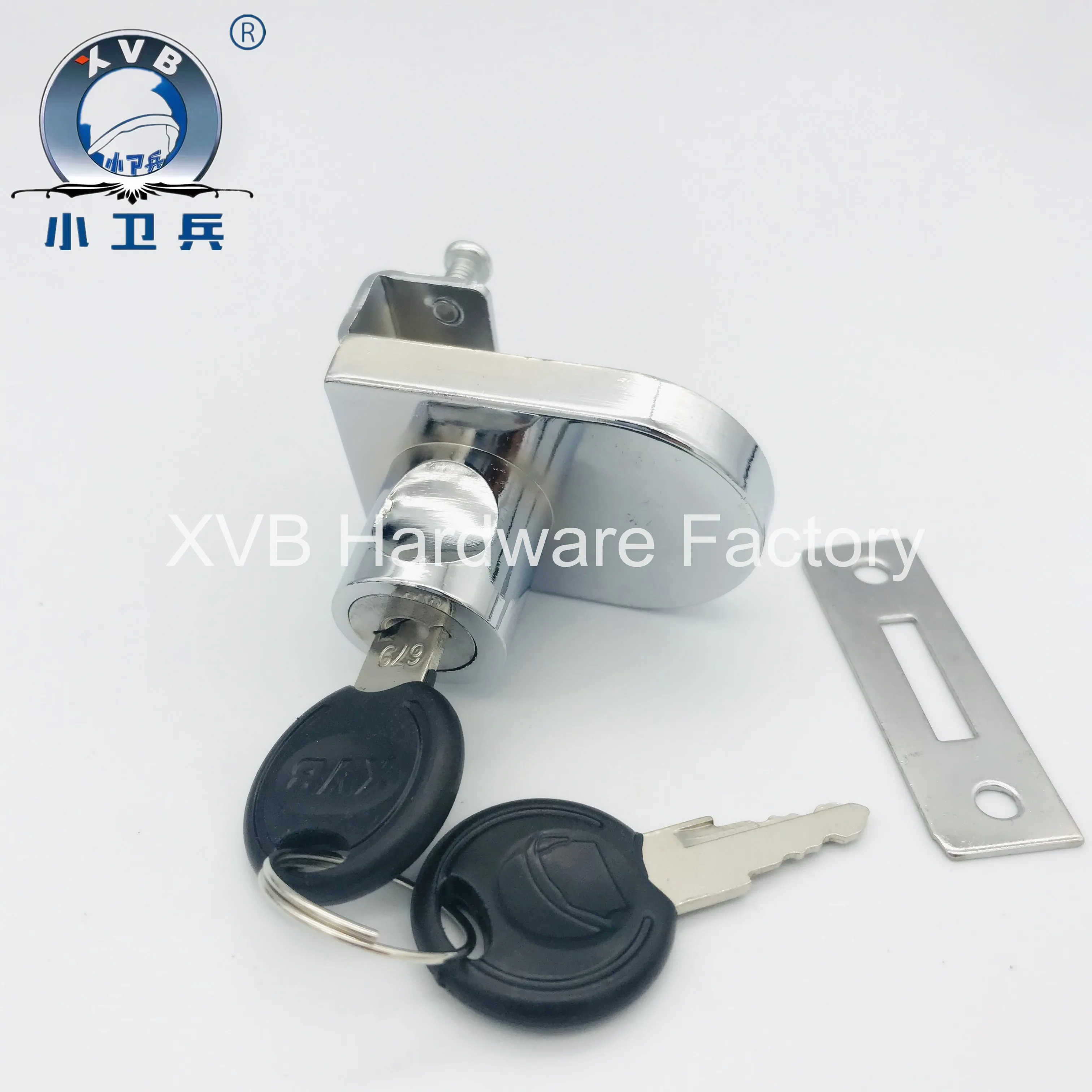 Glass Showcase Cabinet Lock for Sliding Glass Door Cupboard Display Case Glass Door Lock
