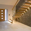 China made I-shape non-slip wooden step for floating stairway
