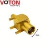 MCX Straight Female Crimp Type For Flexible Cable Connector RG174 RG316
