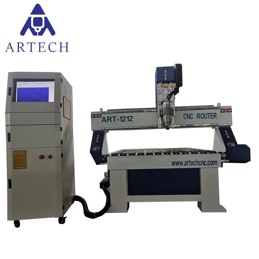 High quality 1212 wood cnc router carving machine for pvc acrylic aluminum price