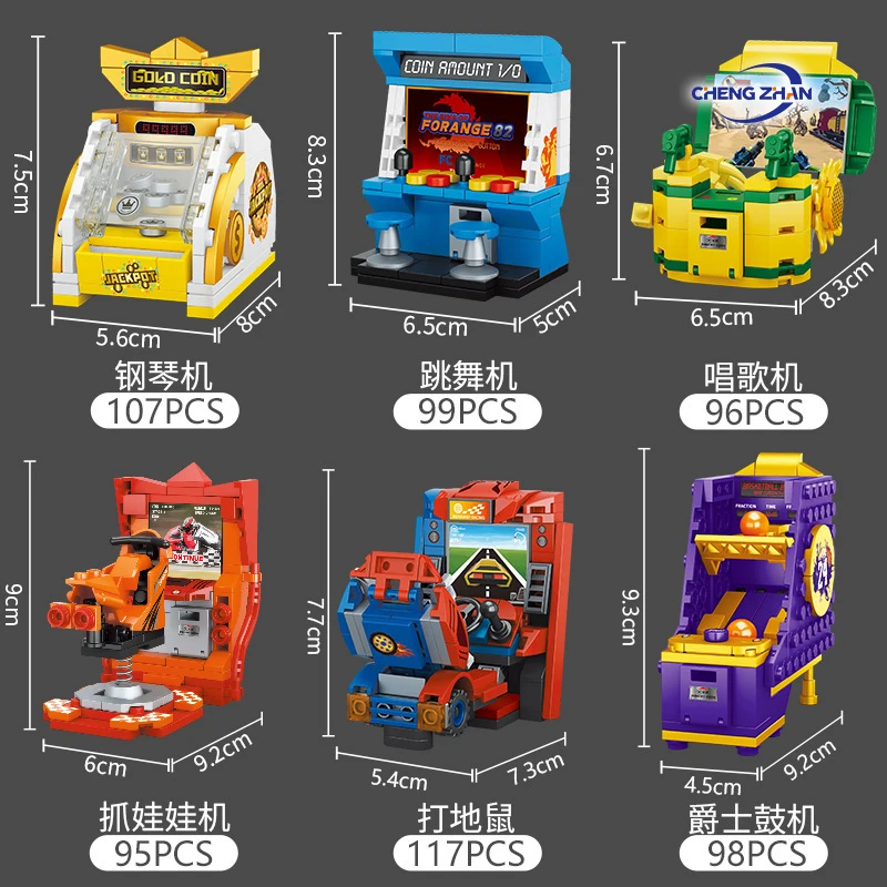 Building Blocks Trendy Video Game Consoles House Toys Desktop