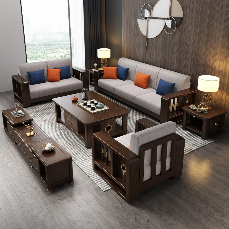 product-Modern Wooden Oak Living Room Sets Pine Tables Wood Coffee Table Natural-BoomDear Wood-img-2