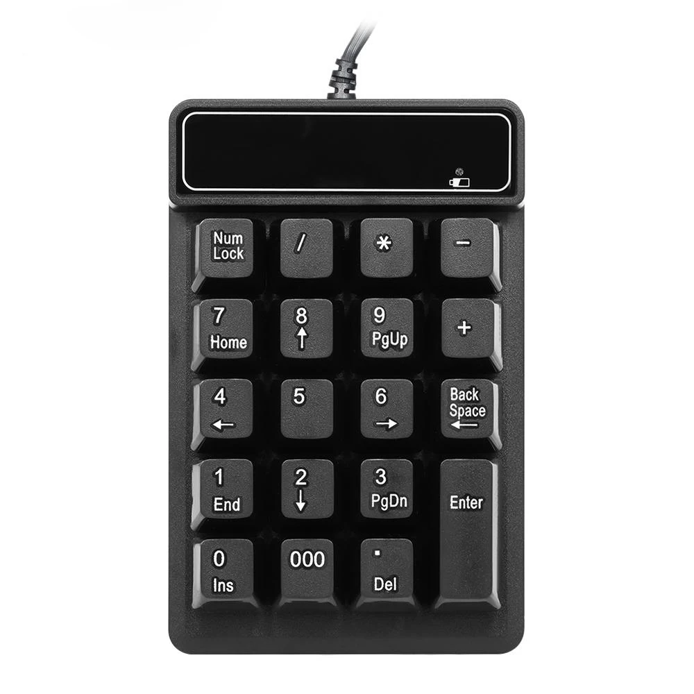 19 Keys USB Mechanical Wire numeric keypad Keyboard Mini number keycaps Numpad Keyboard for Laptop Desktop PC Computer notebook