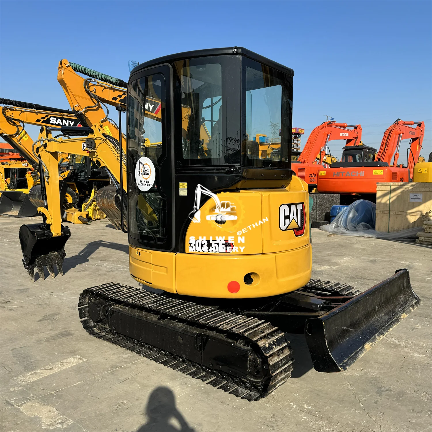 Used CAT303.5E mini excavator Secondhand CAT 303.5E 305.5E mini ...
