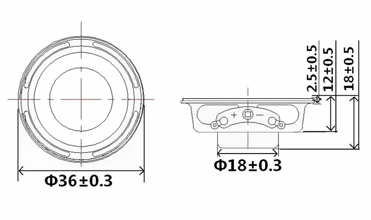 Fast Delivery 36MM Full Range Horn Speaker, 1.5 Inch 3W 4 Ohm Sound Loudspeaker - ANKUX.COM