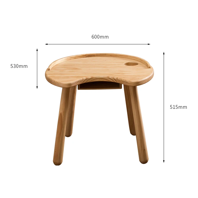 Kids Natural Wood Children Furniture Baby High Chair Dining Baby Table  For Baby Nursery Furniture Sets