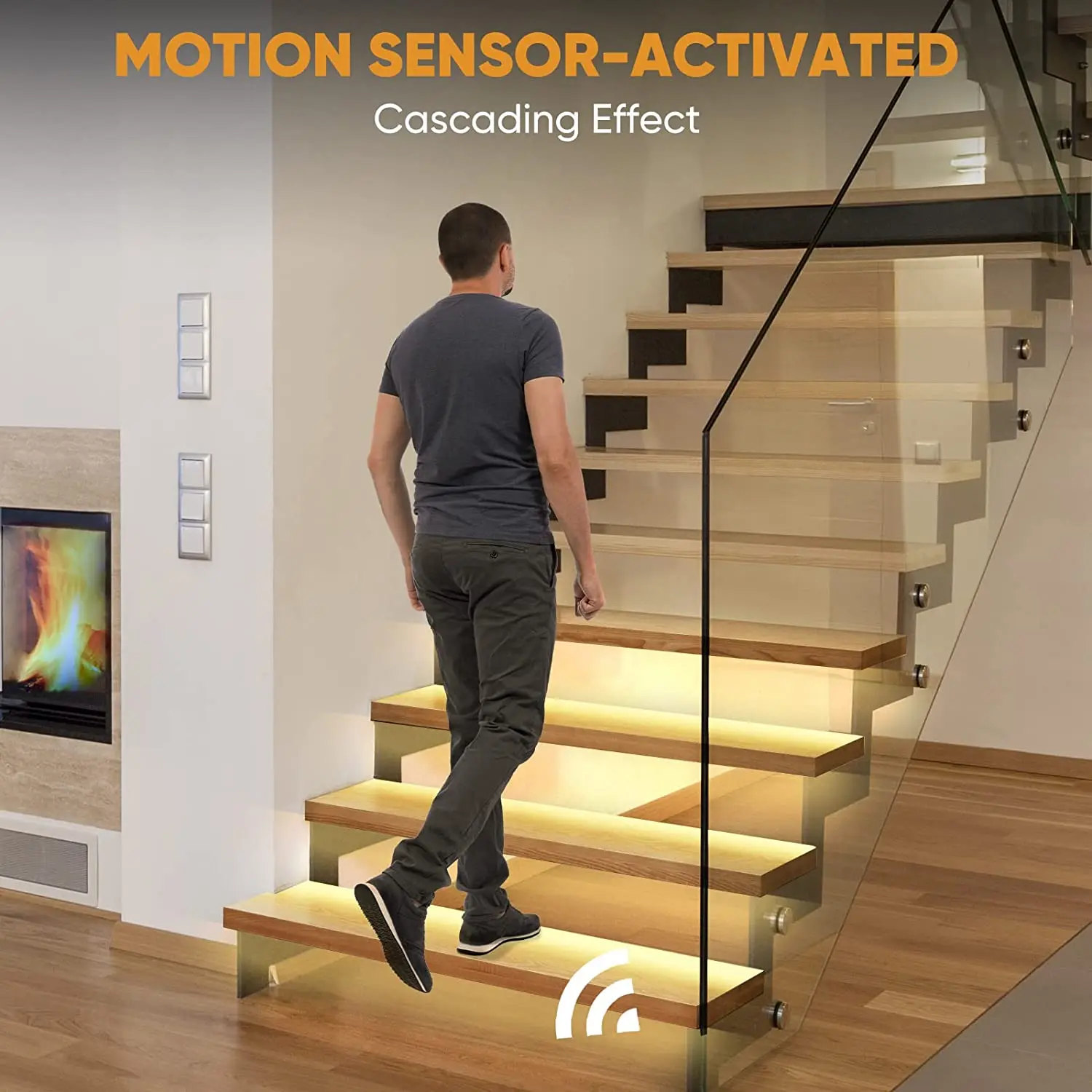 Oem Intelligent Motion Sensor Led Stair Lighting Controller Kit