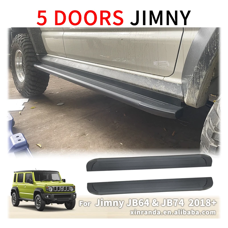 New Jimny 5 Dooor Side Steps Bar For Suzuki Jimny 5-door Jb74 Jb64 2023 ...