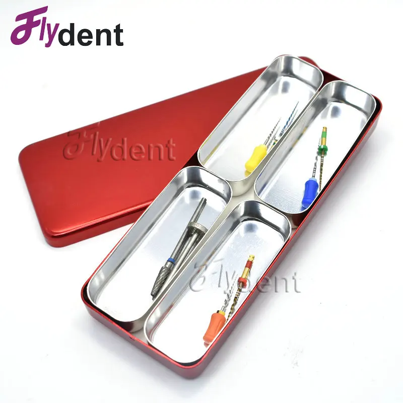 Dental Disinfection Box For Endo Files 4holes Autoclave Sterilizer Case