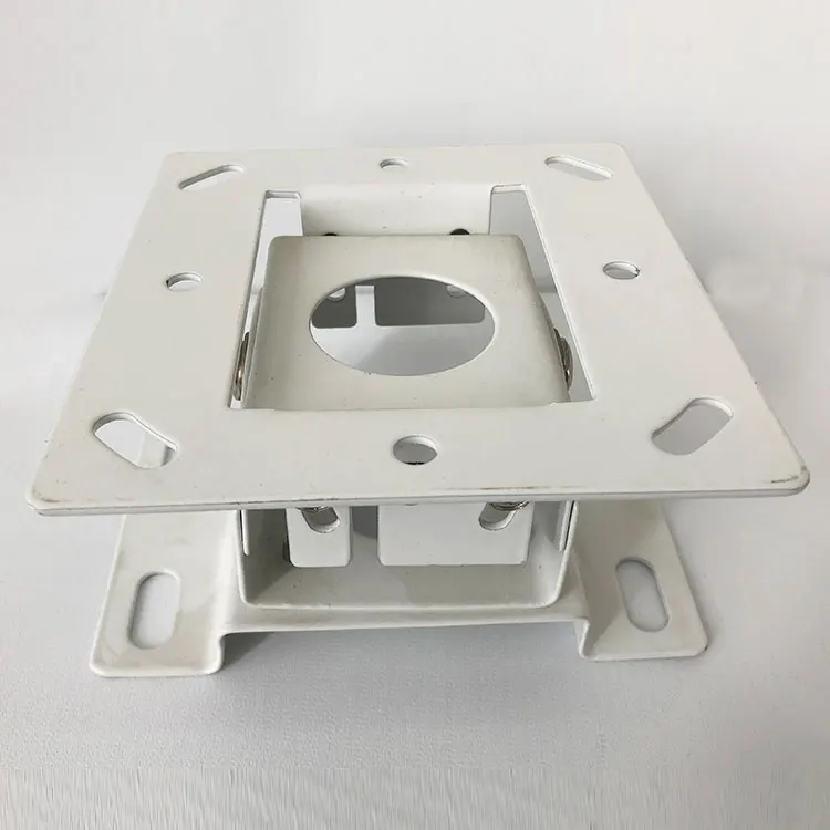Easy Install Bearing 25kg White Iron Projector Ceiling Mount