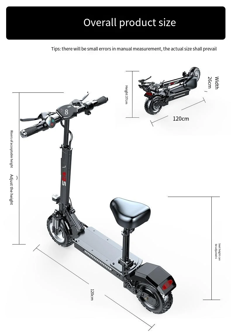 Tenvel High Quality Intelligent Control Folding E Scooter With Gps App Electric 10 Inch Wheel 0894