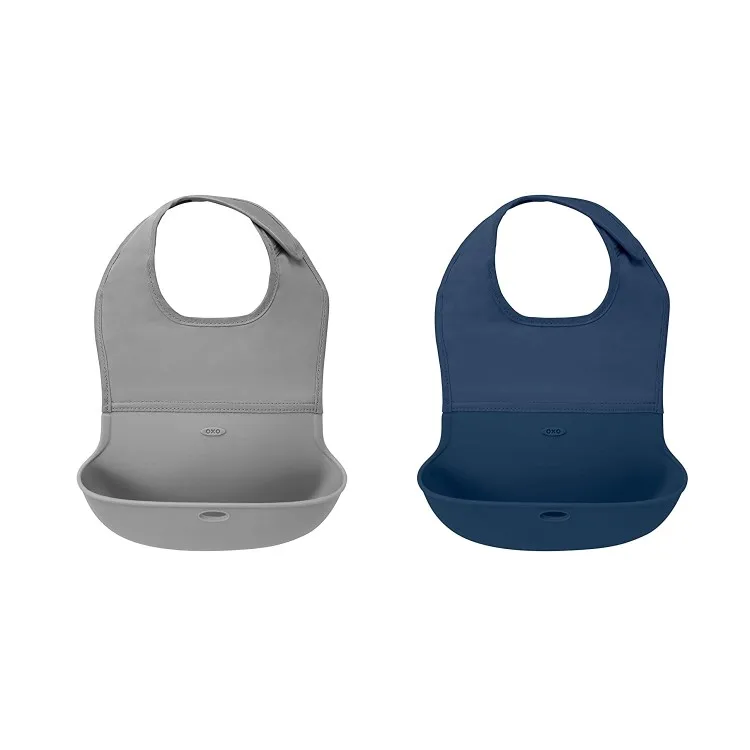 
Attractive Price New Type Customizable Waterproof Baby Bibs Silicone 