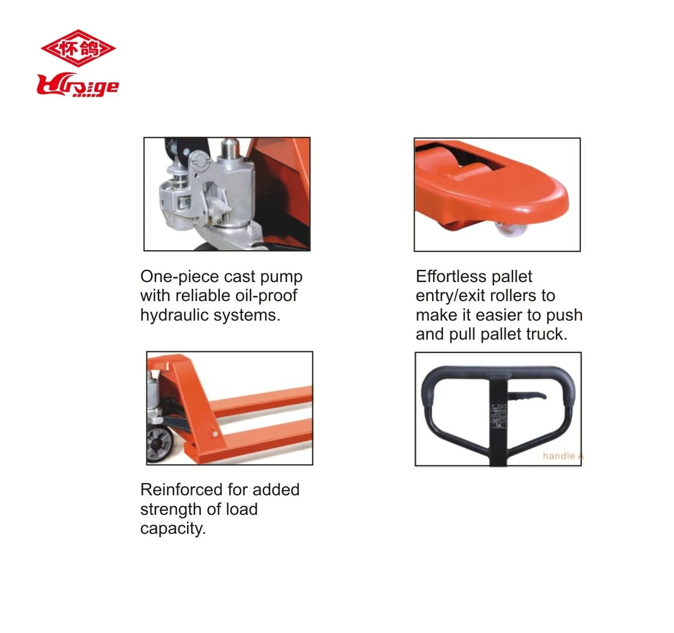 2.5 Ton Manual Pallet Truck High Quality Hand Hydraulic Pallet Forklift