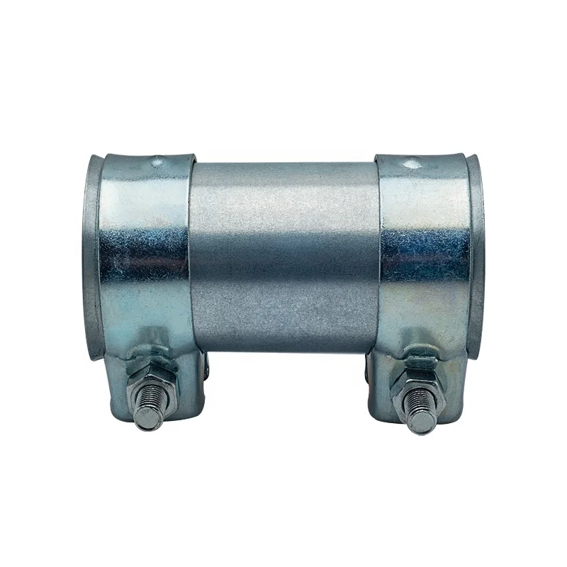 
High quality universal Exhaust Tube Pipe Connector Joiner Sleeve exhaust Clamp Connector for 2.0